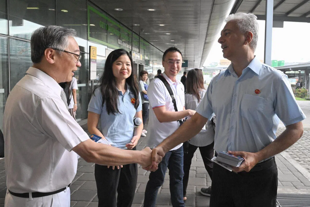 GE2025: A firm handshake and the fight is on in Punggol GRC