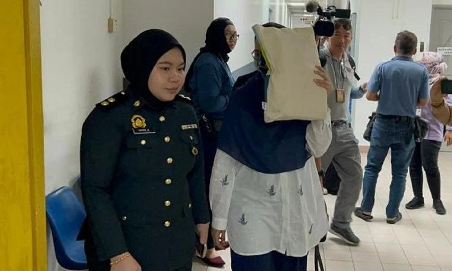Soraya Md Tamyes allegedly sold 250 litres of diesel to a Singapore-registered bus at a petrol station in Jalan Kempas Baru, Tebrau.