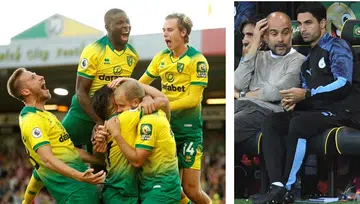 Norwich pull off 3-2 upset win over Man City