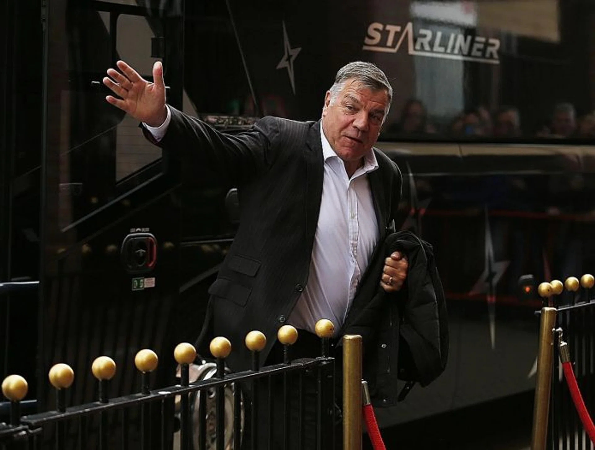 TAKING ENGLAND'S REINS: Big Sam is set to be handed the big job.