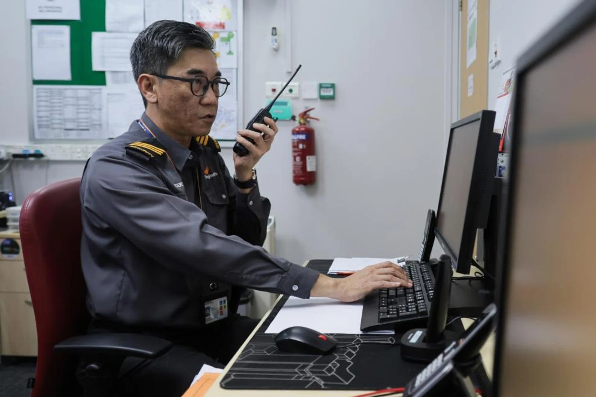 Security supervisor Sammy Lee joined Certis Group about two years ago.