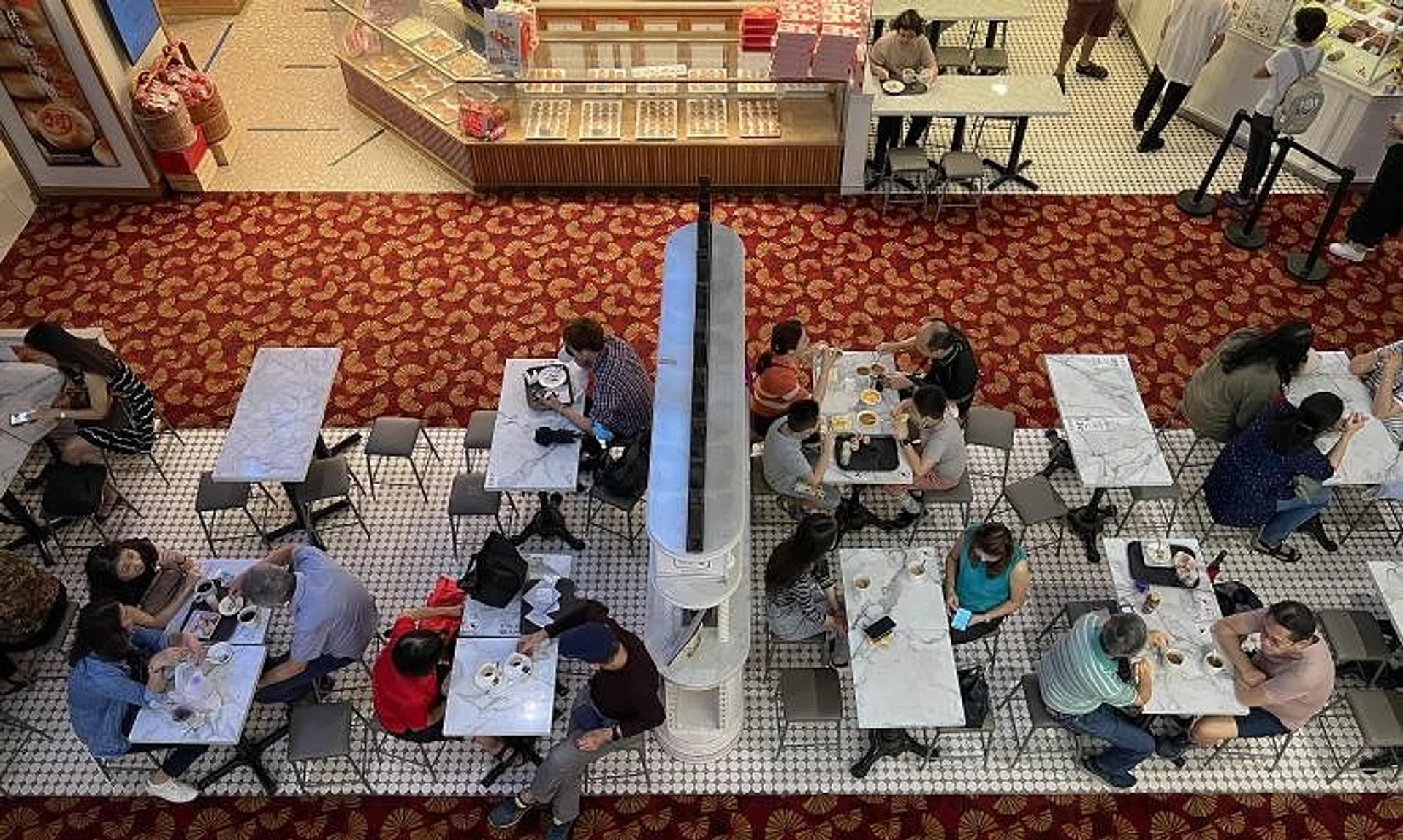 Overall, 59.4 per cent of customers surveyed said they had most recently dined out.