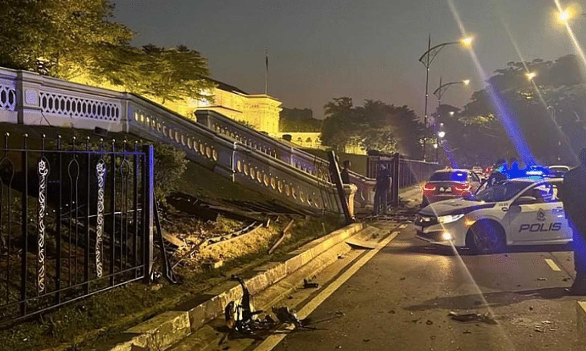 Two Singaporean men and a Malaysian woman were arrested after their car crashed into two vehicles on Oct 27.