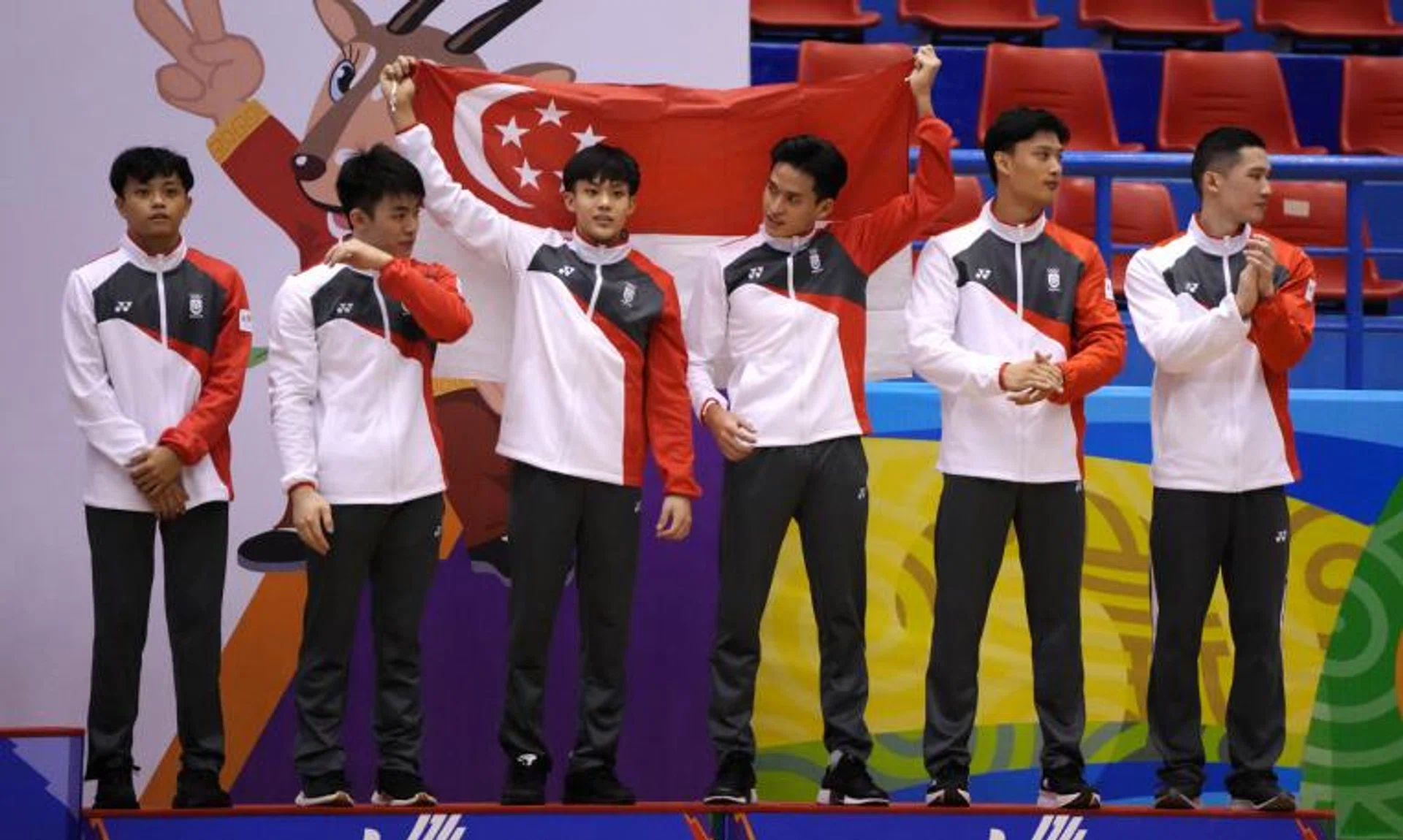 The team won the bronze medal, with the Philippines taking silver and hosts Vietnam clinching gold.