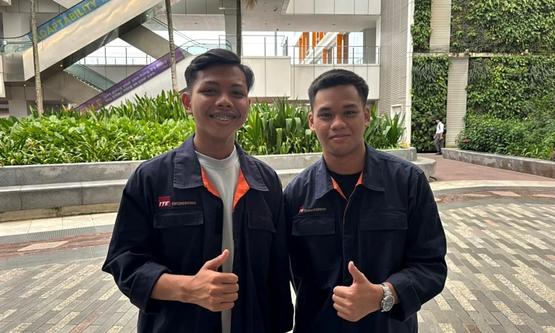 Mr Amir Arfan (right) believes that a degree in social media and content creation could be beneficial as content creation is a useful skill to learn. 