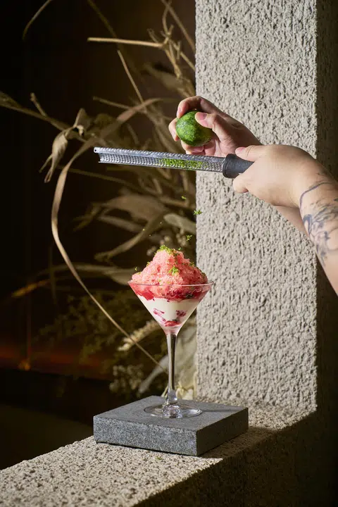 Gu:um's Red & White Bingsu for SG60.