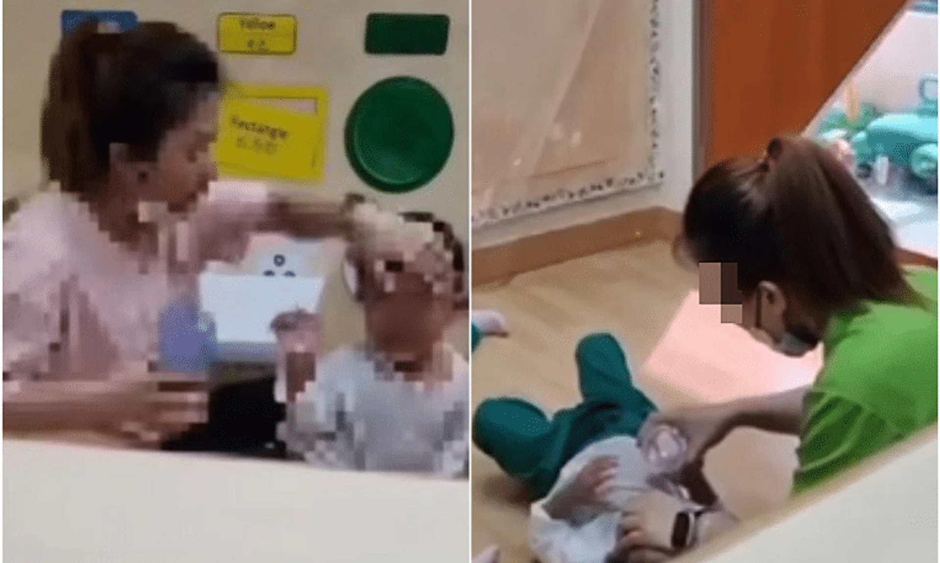 Videos of two teachers from different Kinderland branches allegedly abusing children surfaced online recently.