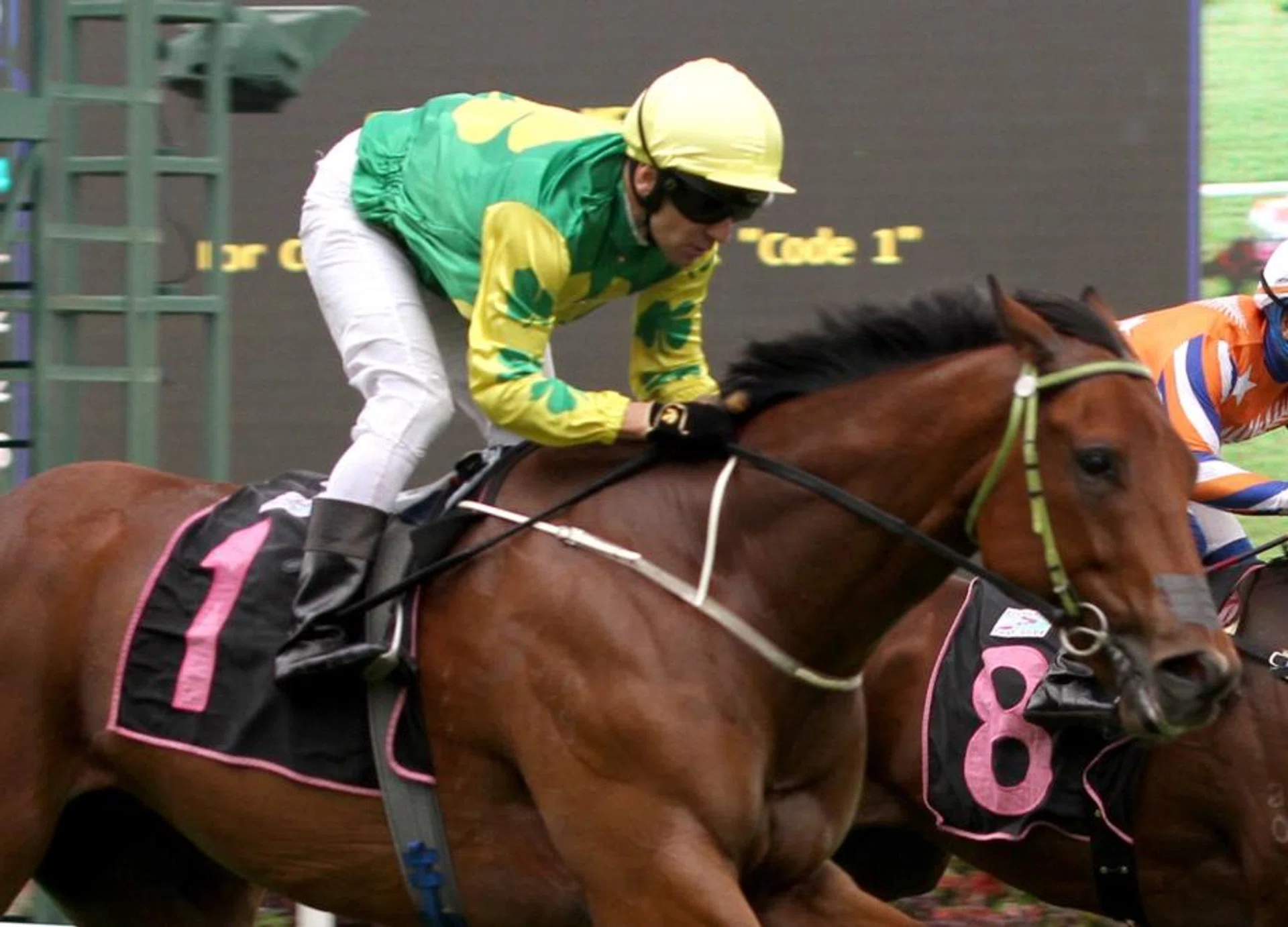 Aniki (Vlad Duric) posting the second of his four wins in a Novice race over 1,200m at Kranji on Dec 30. Then prepared by Alwin Tan, he will contest the Group 3 Silver Bowl (1,400m) under Leslie Khoo's banner on June 9.
