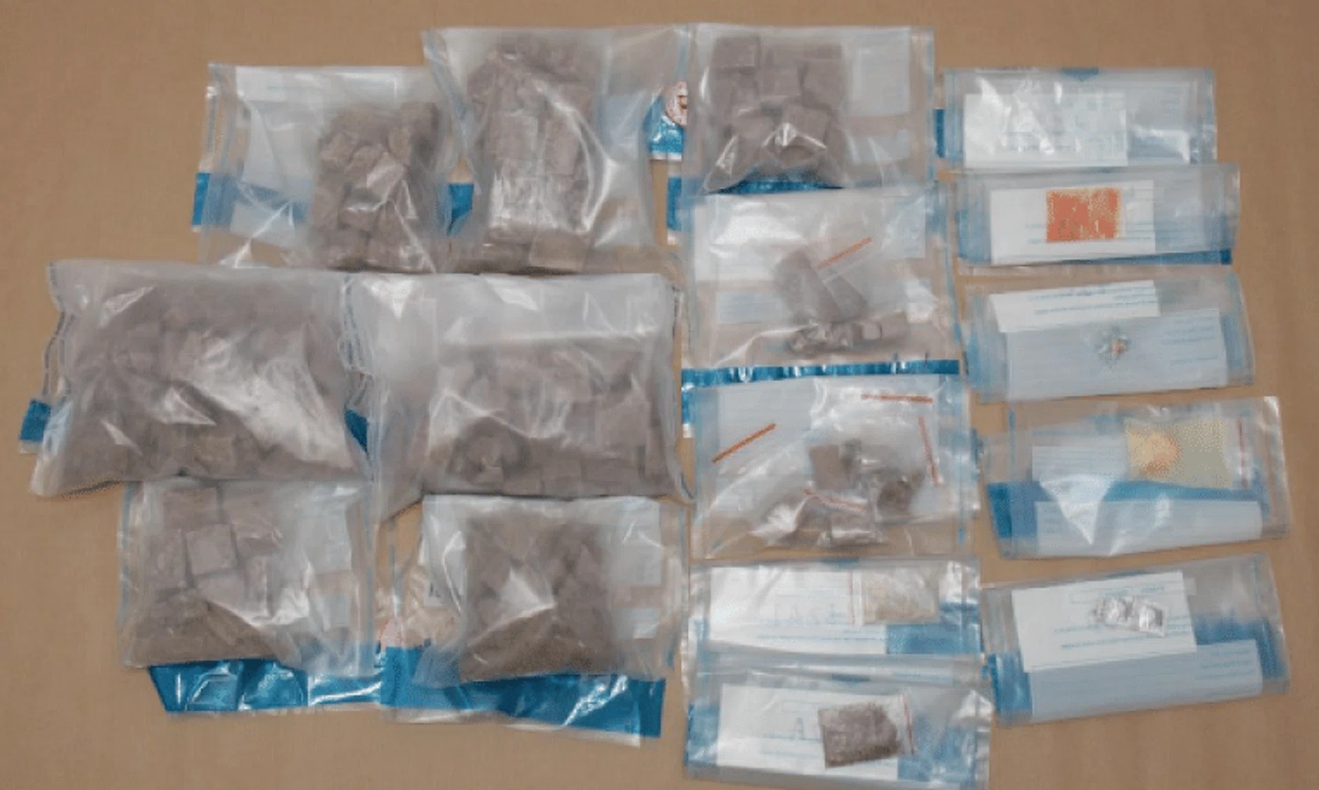 The drugs seized have an estimated value of $286,000.