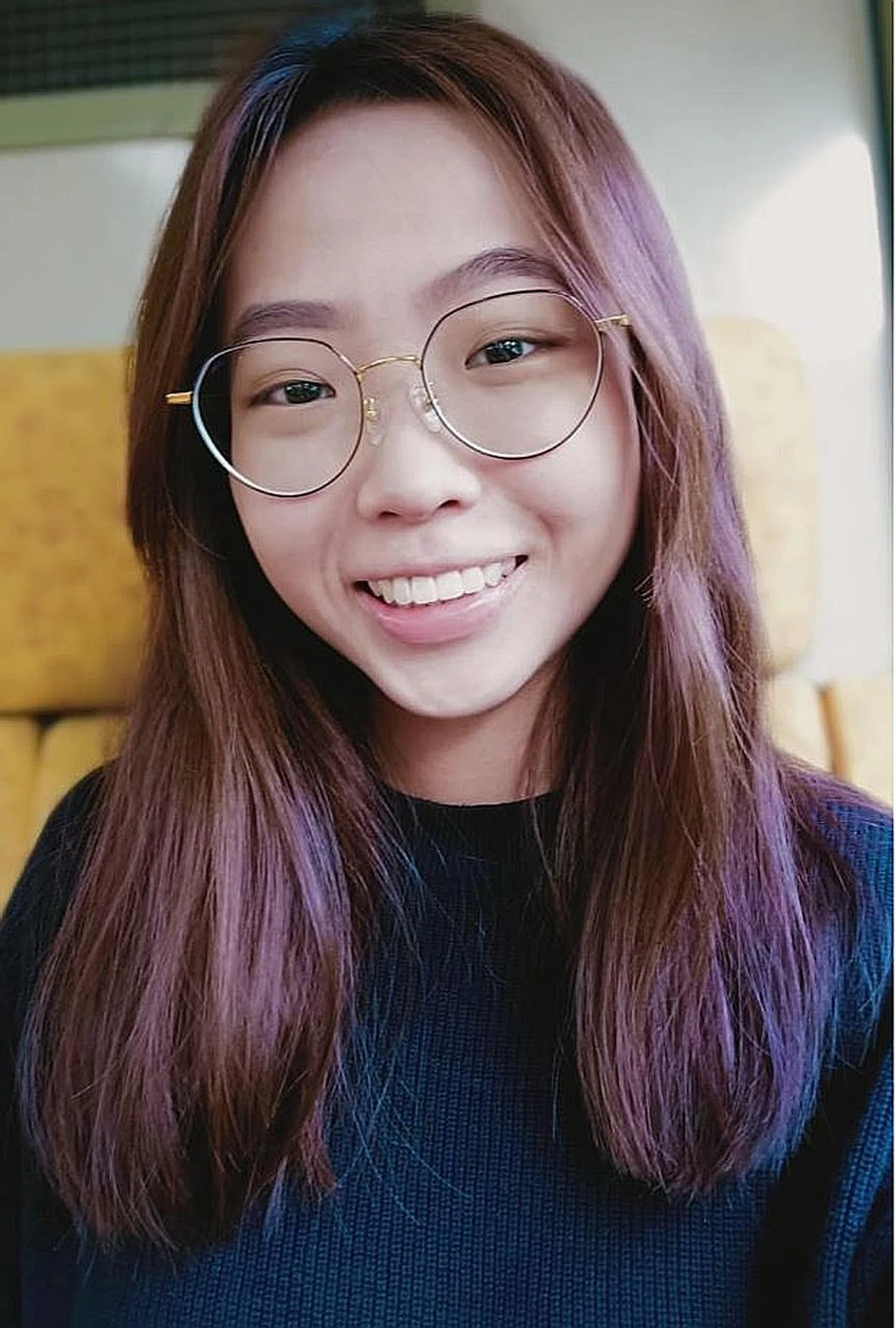 Optometry graduate Agnes Chua chose the poly route as she preferred hands-on learning. 