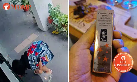 Girl leaves $60 YSL lipstick at Bukit Merah resident's door on Christmas