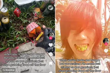 'I didn't actually do it': TikToker slammed for eating Hungry Ghost offerings clarifies