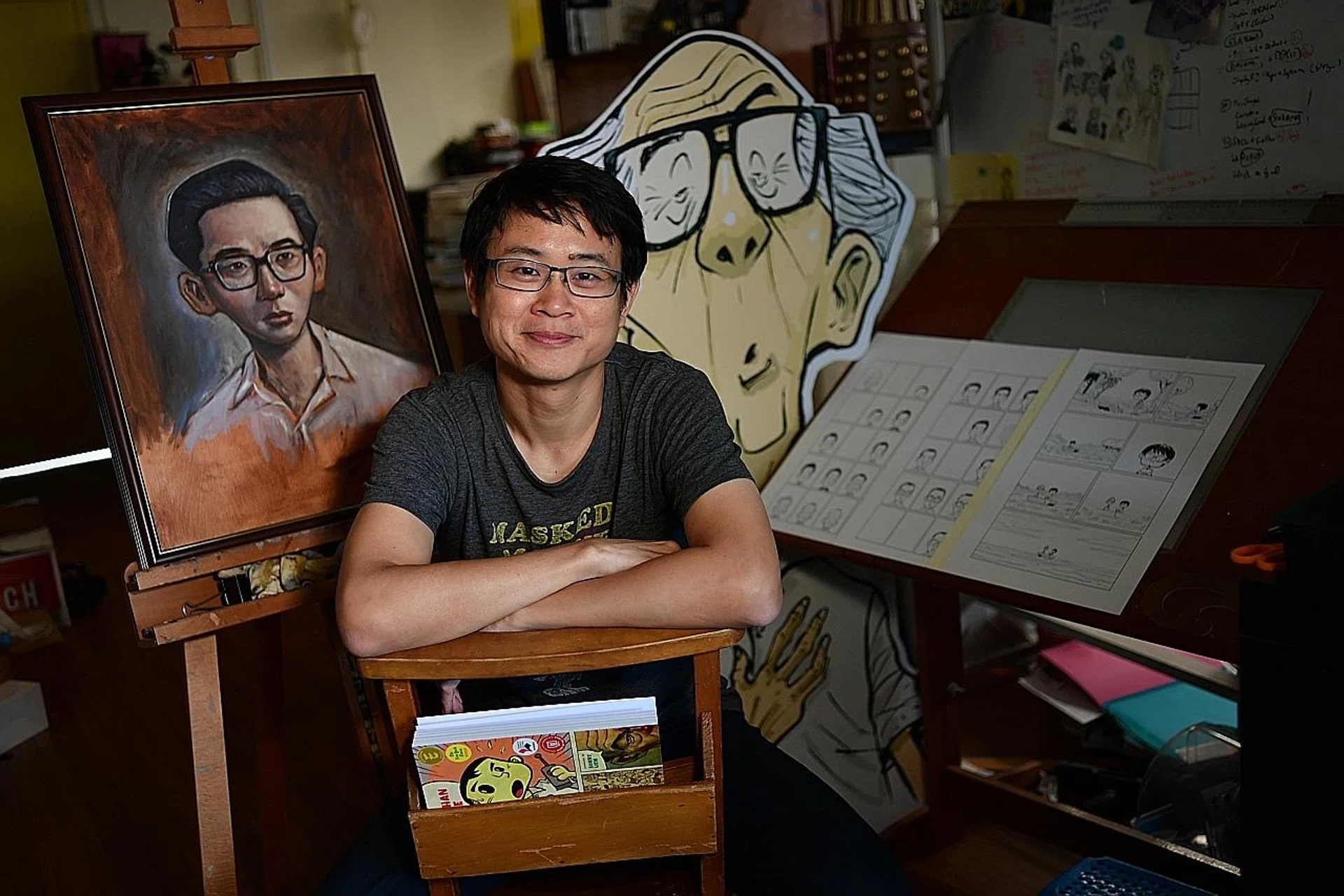Sonny Liew won three Eisner awards for The Art Of Charlie Chan Hock Chye last year. 