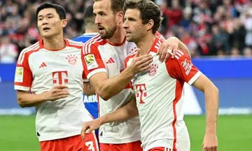 Whirlwind Bayern crush Darmstadt 8-0 with Kane hat-trick and a record three red cards
