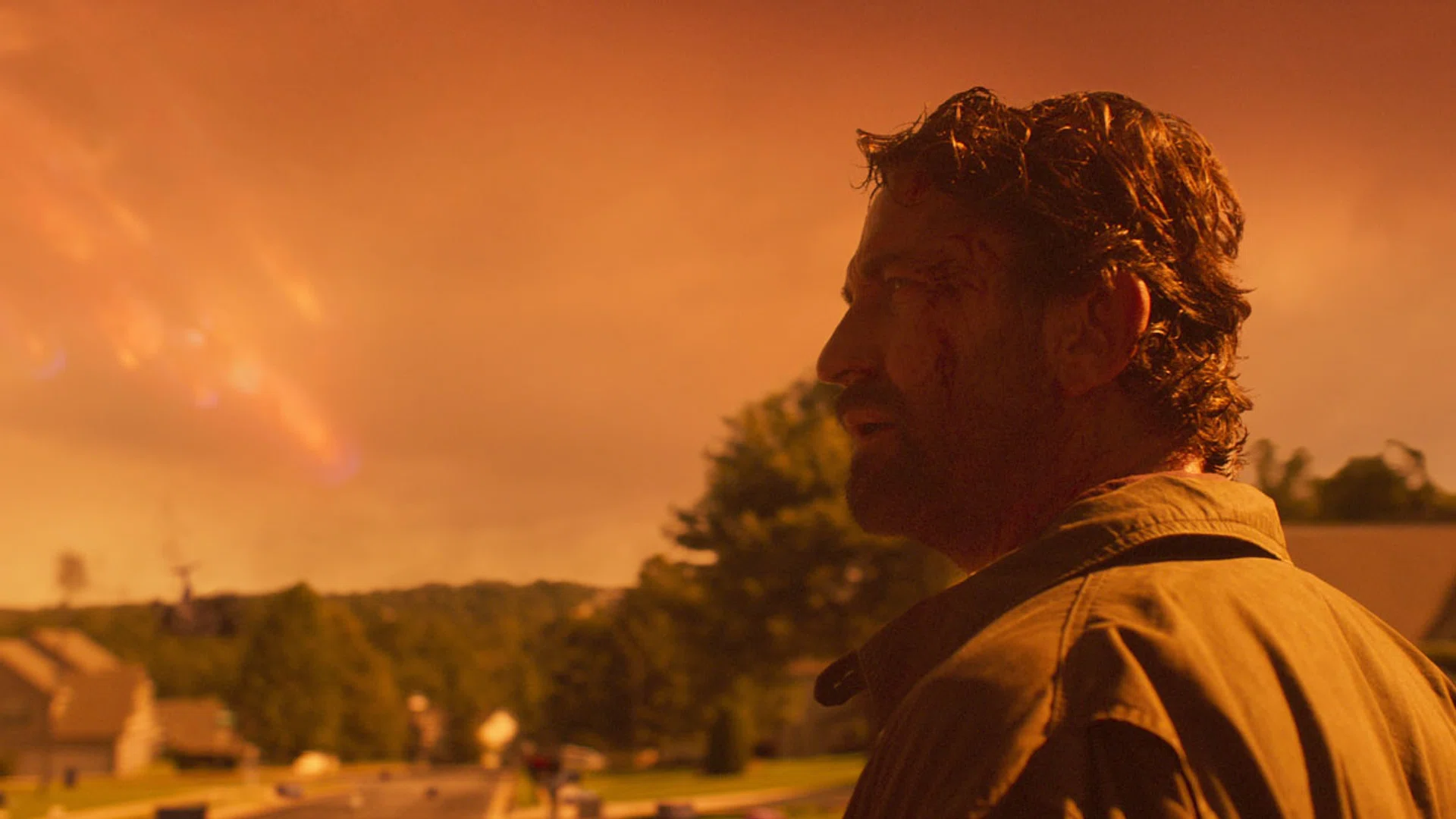 Gerard Butler is on a road trip to avoid both the comet's fragments and a decaying society in Greenland. 