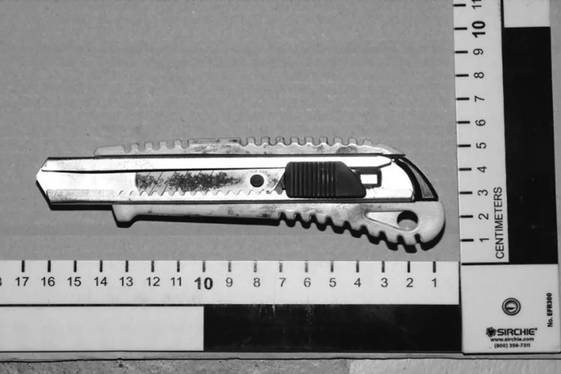 He also pointed the penknife at the male colleague to stop him from interfering.