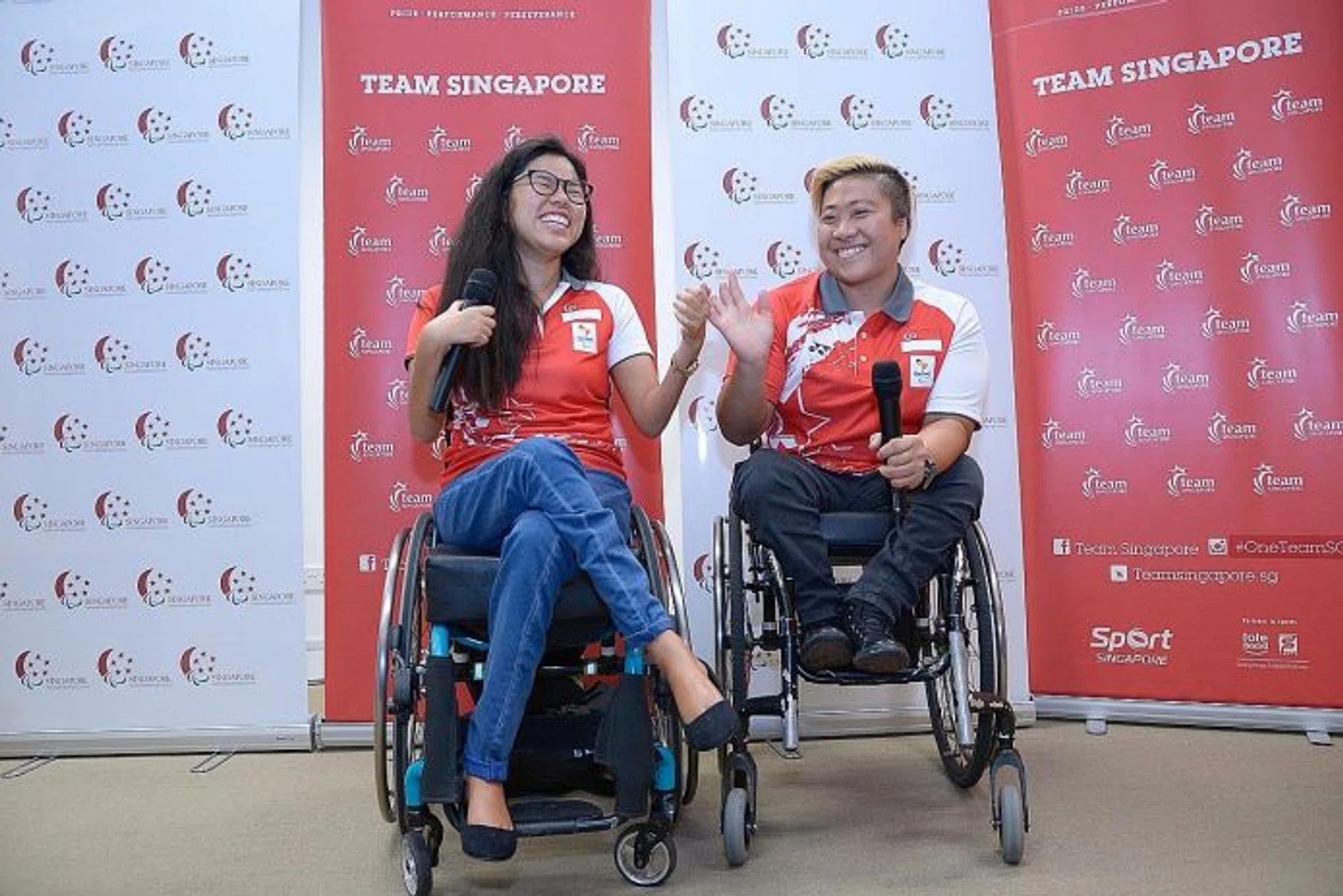 I am torn because there’s so much support, it’s almost a waste to end my career. But they also say, end on a high... there’s always a desire to chase the best possible outcome, but it is also important to know when to walk away. - Theresa Goh (right, with Yip Pin Xiu)