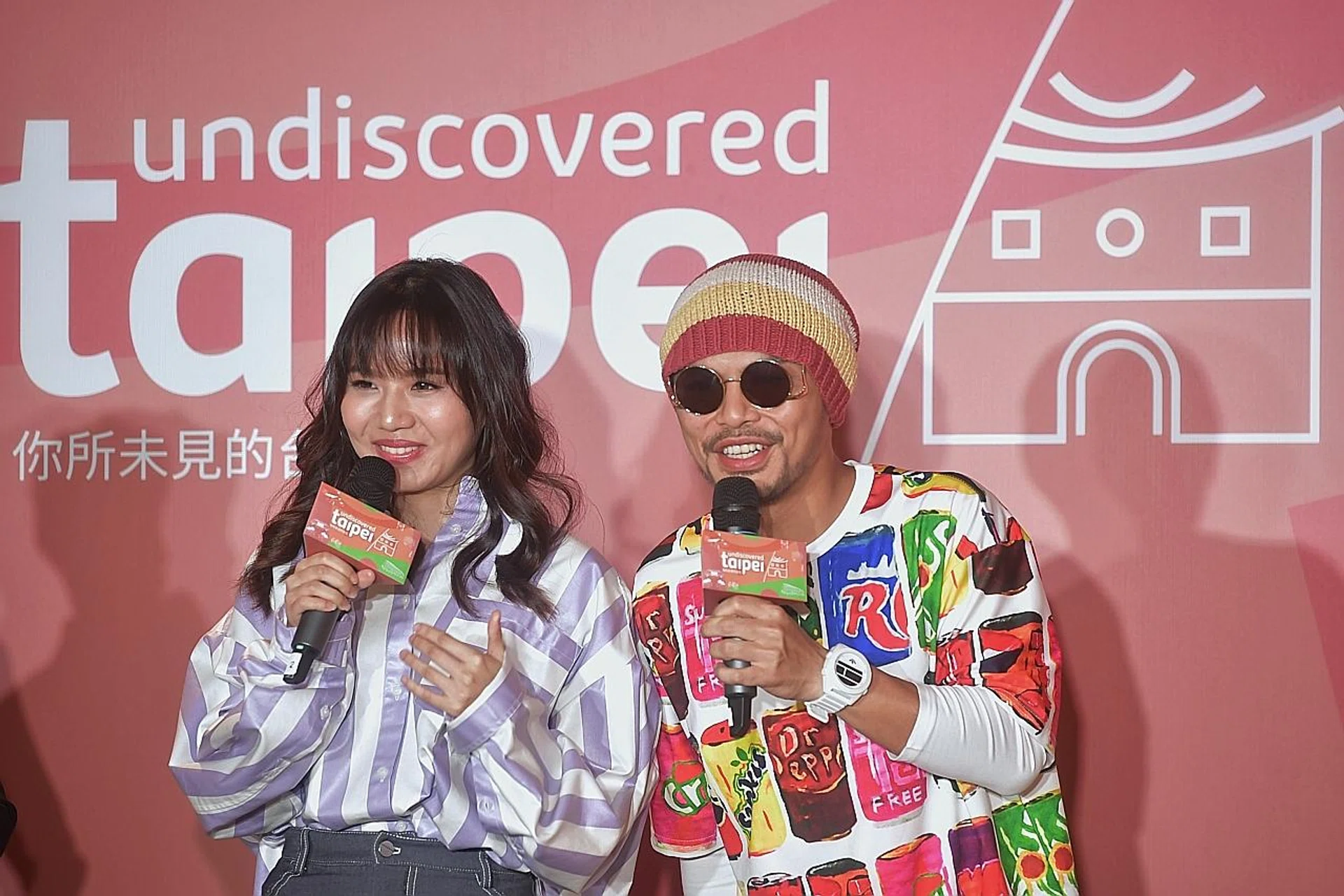 Above: Taipei tourism ambassadors Boon Hui Lu and Namewee say Beitou's hot springs are a must-visit. 