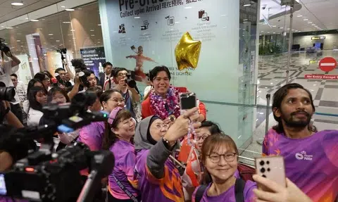 Max Maeder comes home to hero's welcome