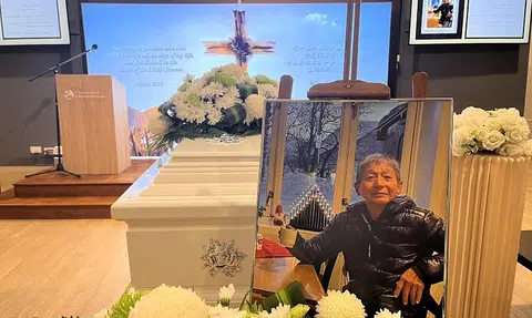 Body of retired teacher Harry Tan brought home