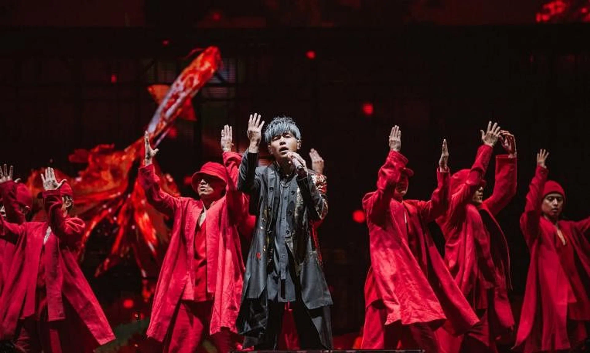 Taiwanese superstar Jay Chou performing at the National Stadium in December 2022. He will hold three concerts from Oct 11 to 13 at the National Stadium.