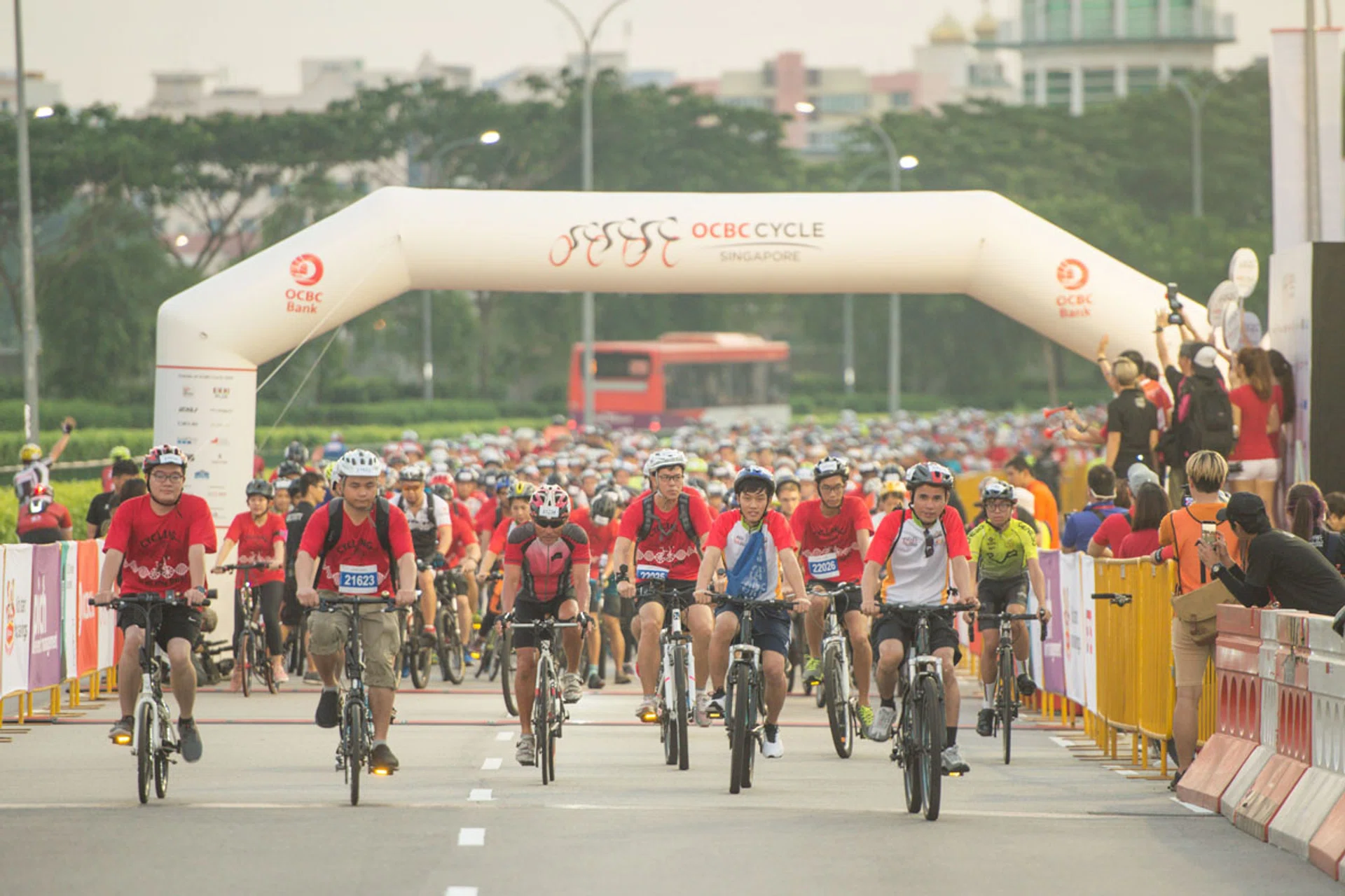 Last year's OCBC Cycle event.