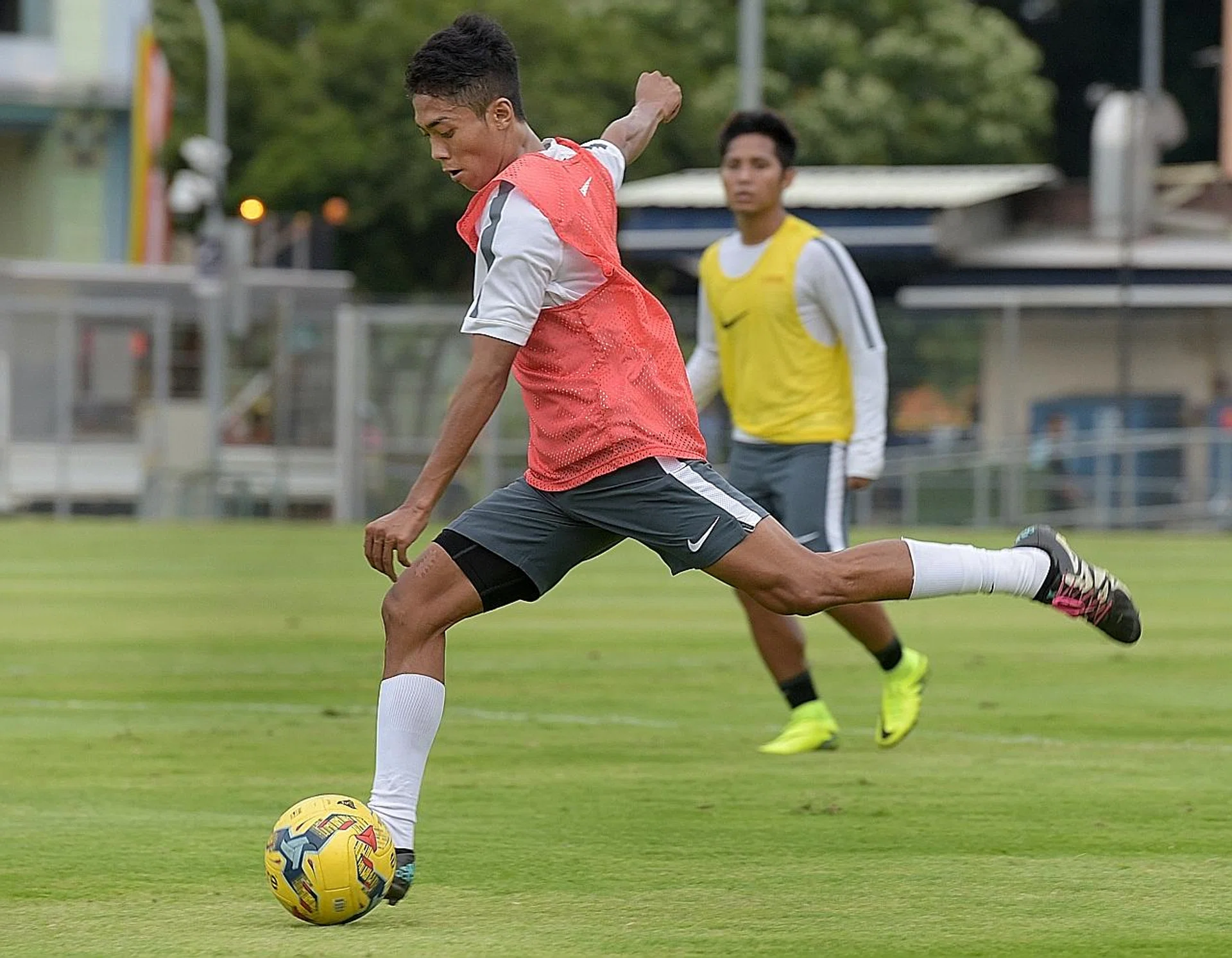 Geylang International winger Shawal Anuar (above) has enjoyed a meteoric rise, having gone from being an amateur to an international in less than three years. 