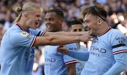 Man City go top as Grealish and Haaland star in win over Wolves