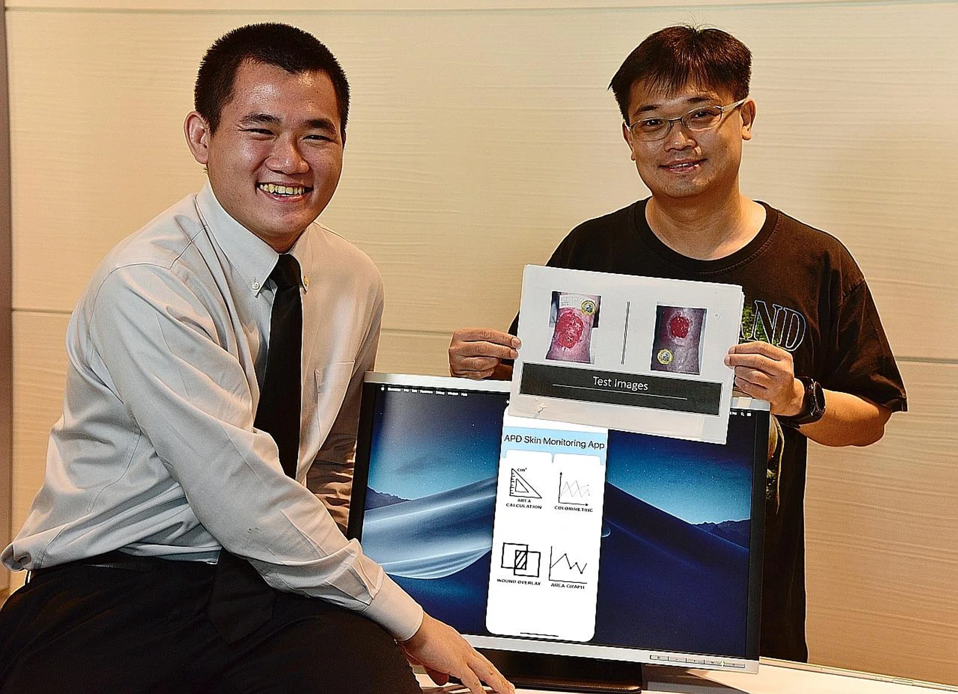 Mr Yong Yu Wei Kenneth and Dr Samuel Gan.