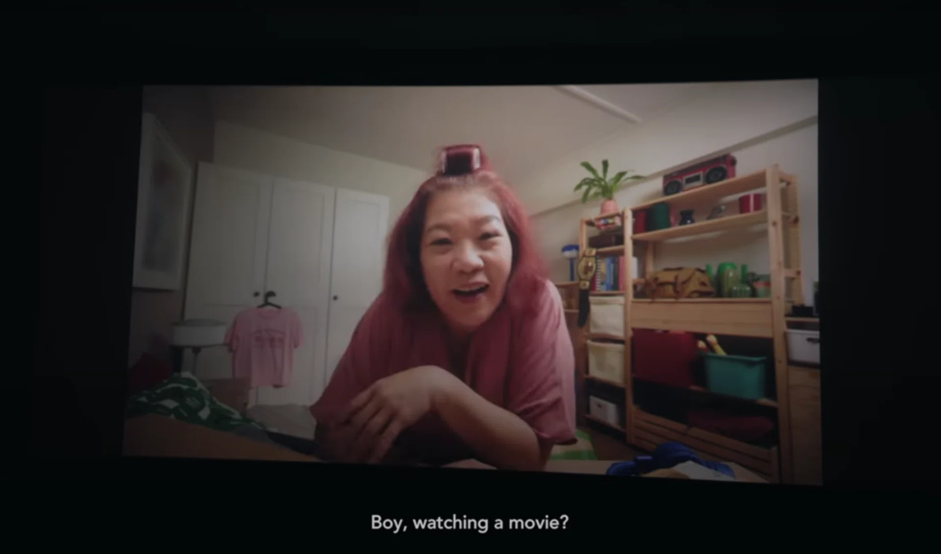 The ad, which rolled out across Singapore cinemas last week, features a relatable scenario: a mother video calling her son while he's in the theatre, trying to catch him between movies.