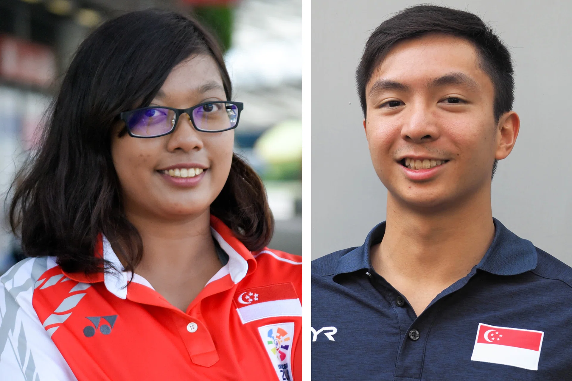 Nur Syahidah Alim (left) and Toh Wei Soong. 