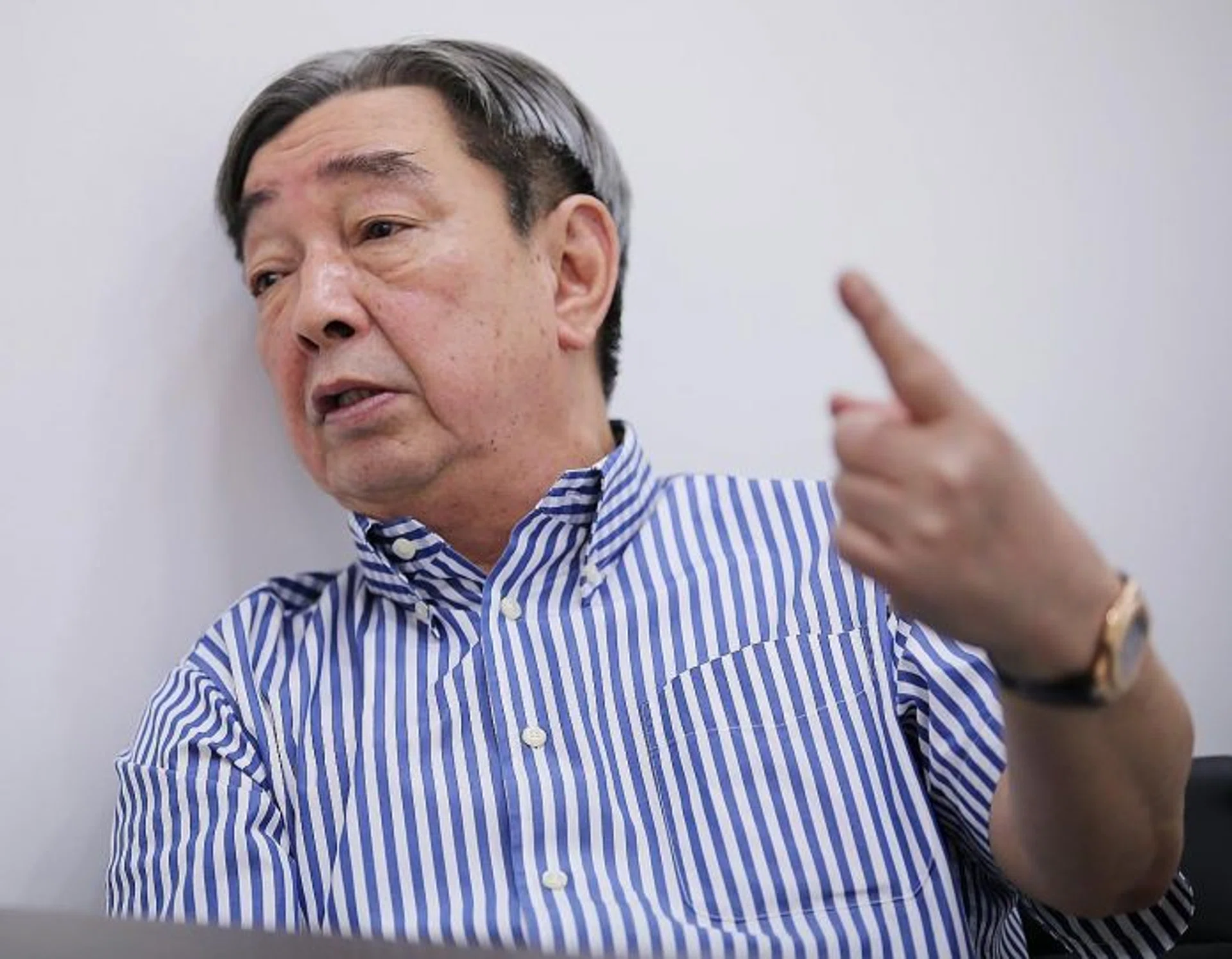 ELATION: Former Tampines chairman Teo Hock Seng