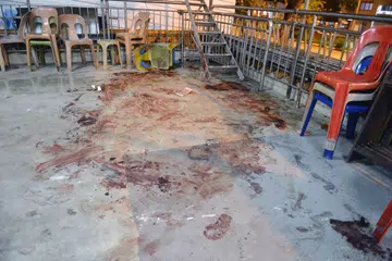 Man caught on camera leaving temple murder scene