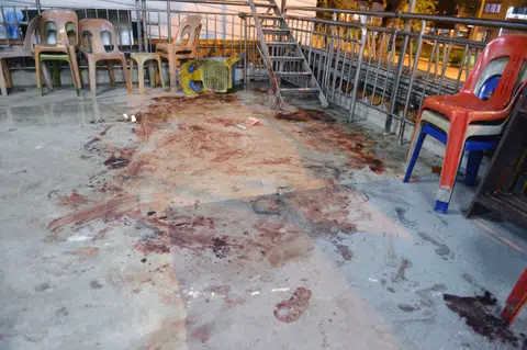 Man caught on camera leaving temple murder scene