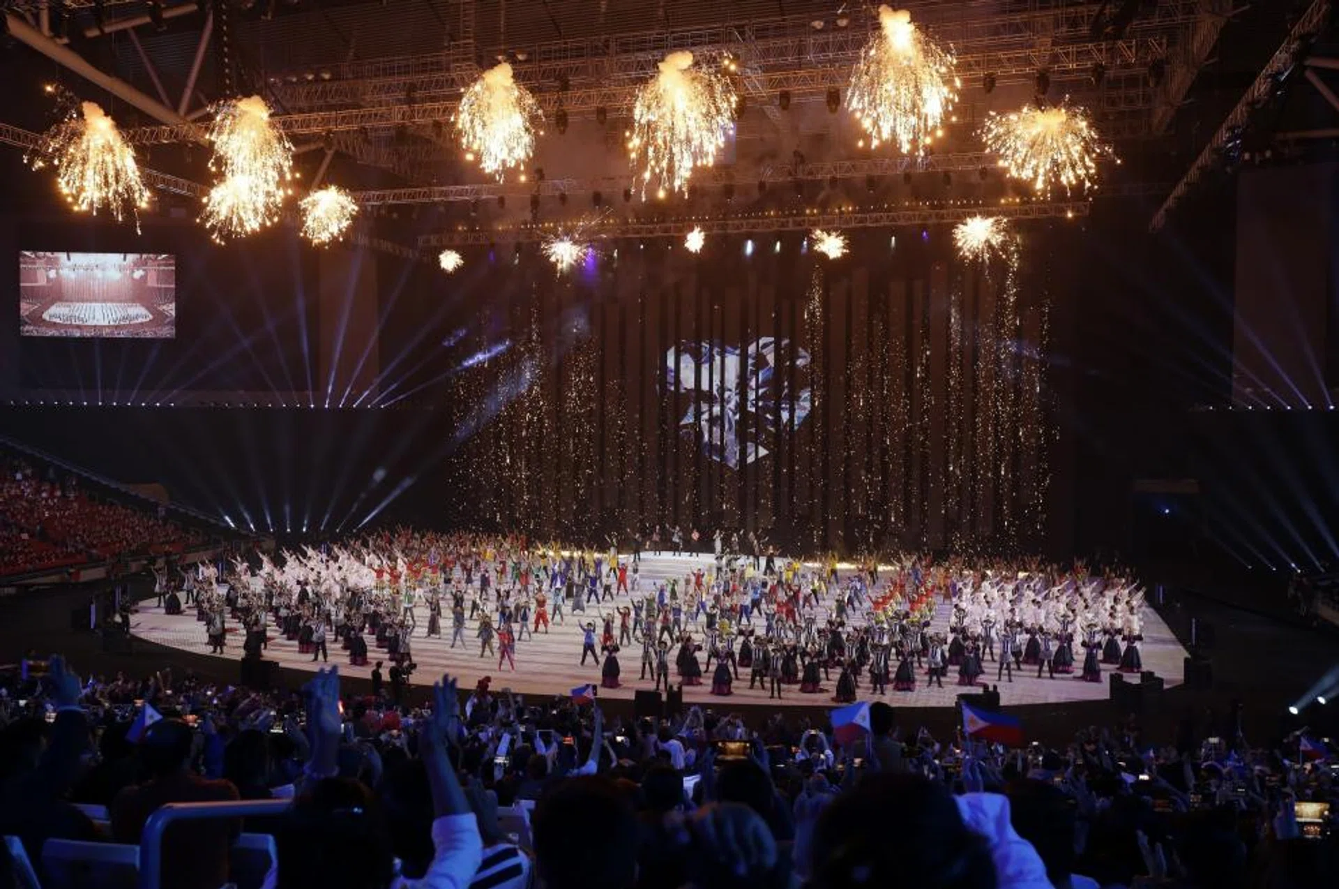The SEA Games opening ceremony at the Philippine Arena was a dazzling spectacle of colour and choreography.