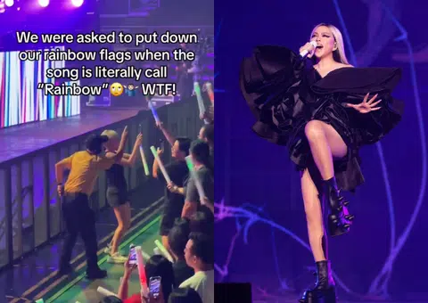 A-mei concert-goer told to lower Pride flag during Rainbow performance