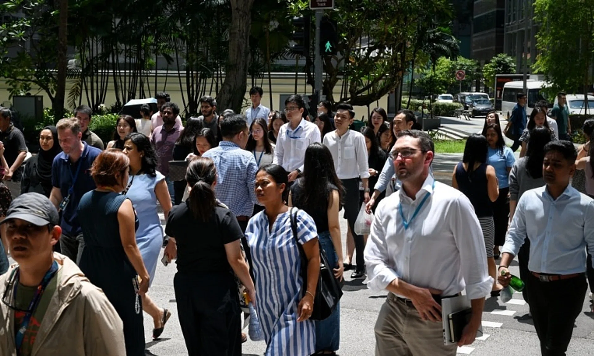 Resident employment - of Singaporeans and permanent residents - grew strongly in higher-skilled and higher-paying jobs.