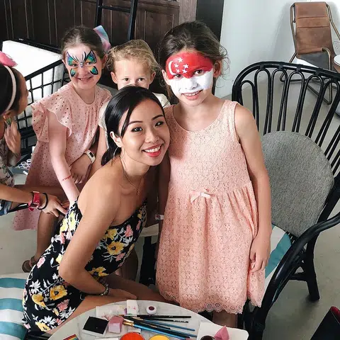 Student's face-painting firm flourishes after she overcomes insecurity