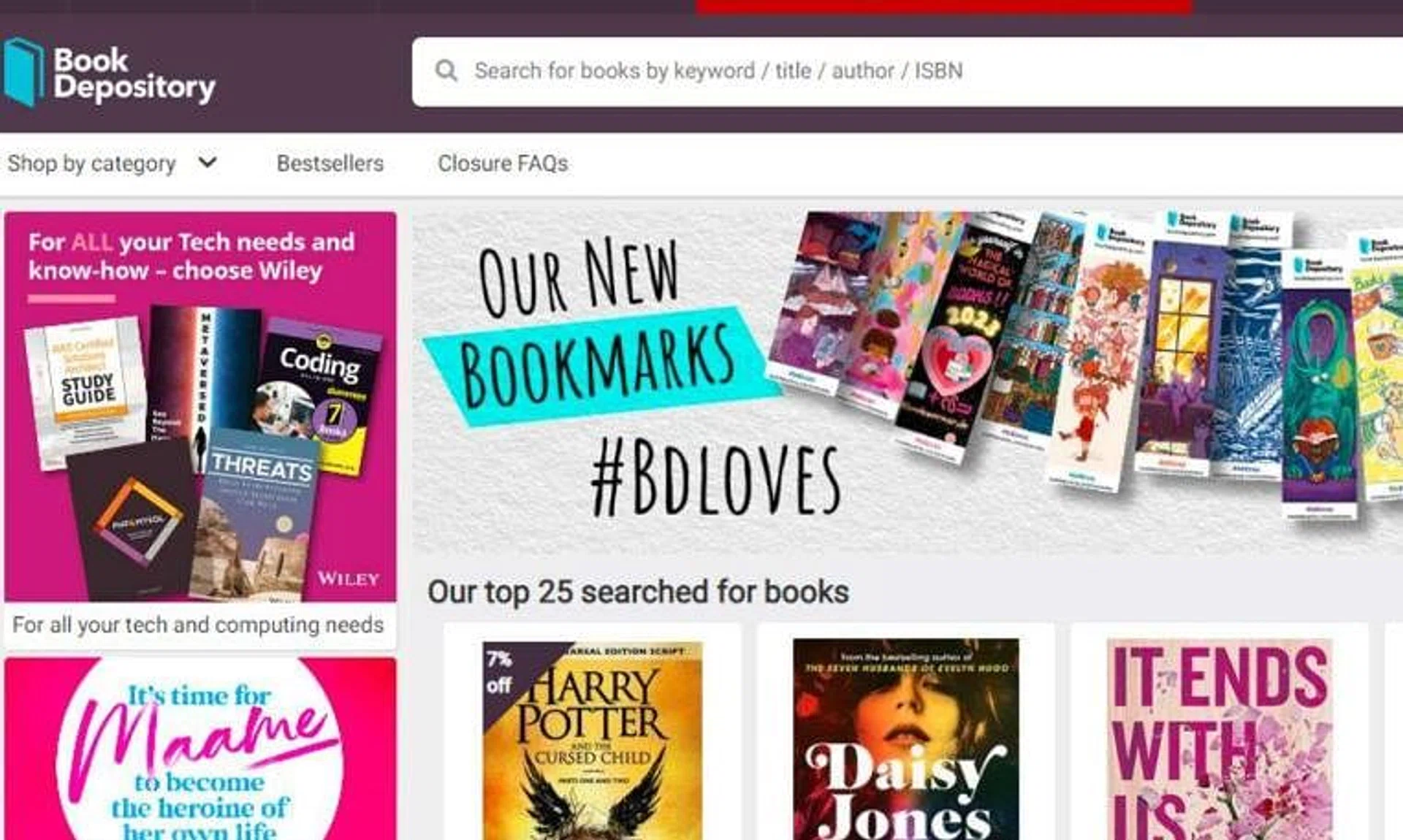 The closure of Book Depository comes after a slew of cutbacks by Amazon.