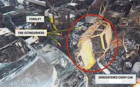 Reports from experts, as well as SCDF, said the fire likely originated from the Chery Tiggo car, but the exact cause remains unknown.