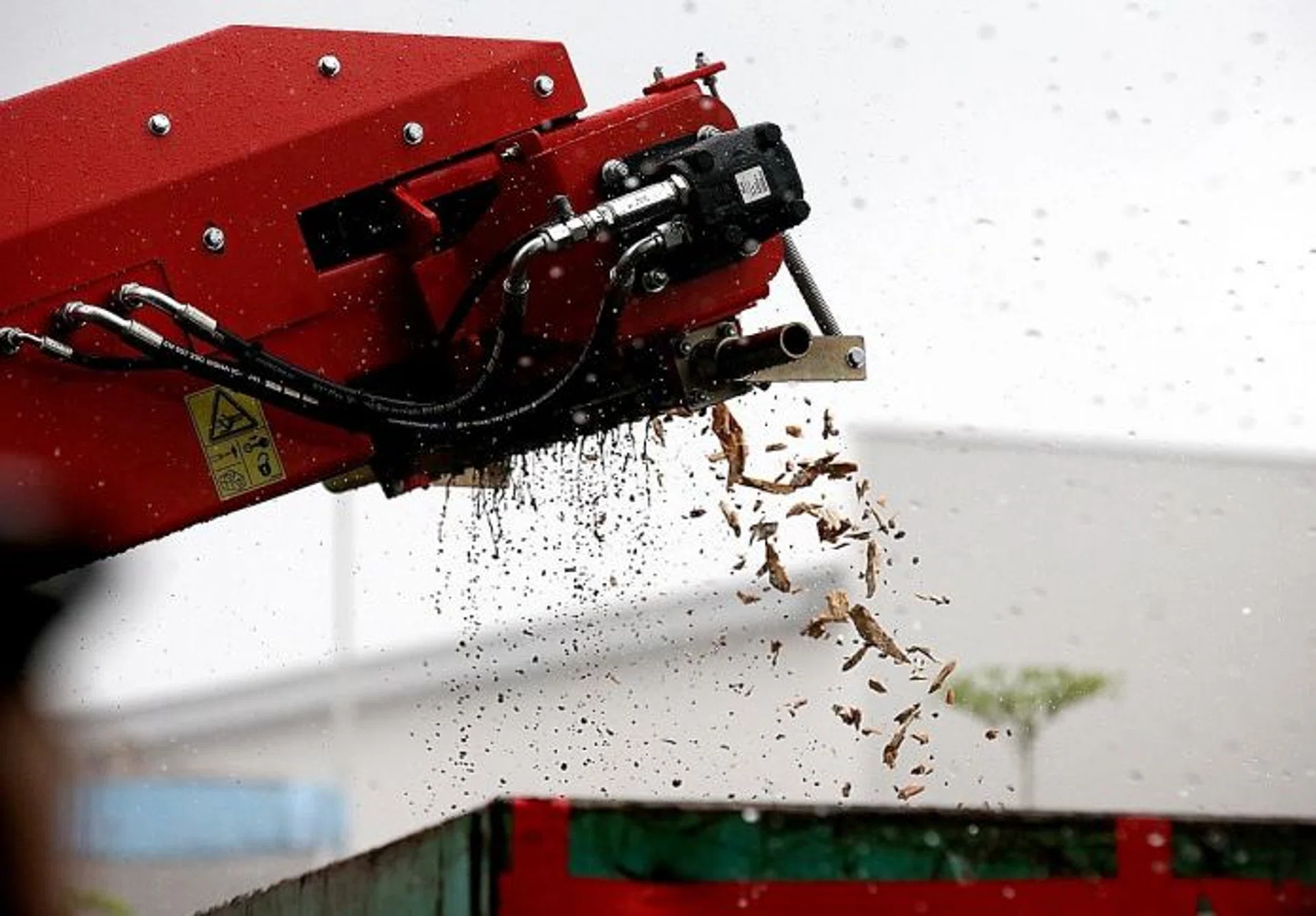 ILLEGAL: The confiscated ivory being destroyed weighed about 7.9 tonnes and was estimated to be worth $13 million. 