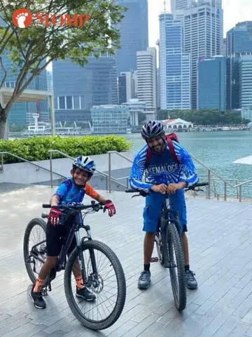 8-year-old boy cycles 119km to raise funds for children's cancer research