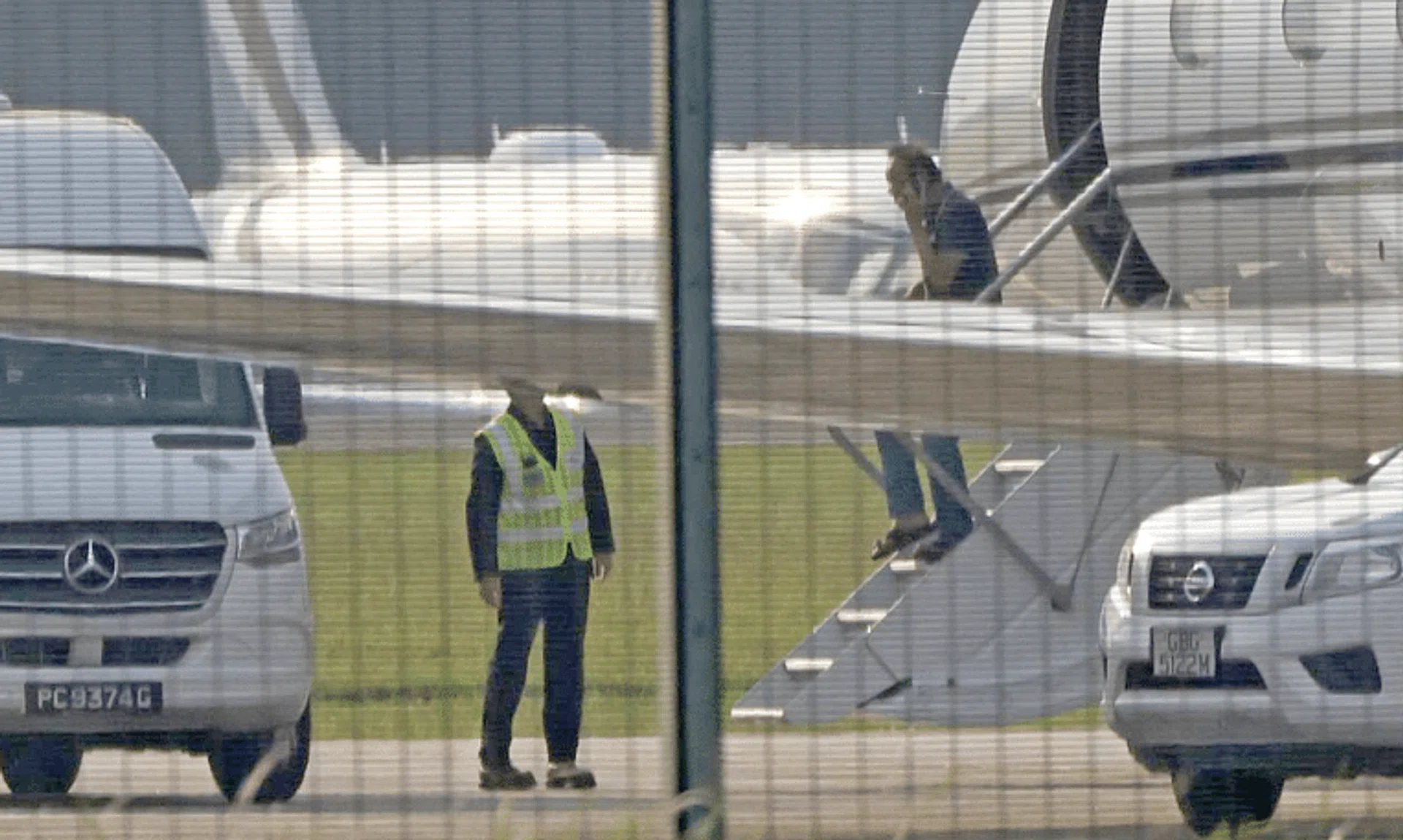 Mr Ong Beng Seng returned on a private jet which landed in Seletar Airport at about 5.15pm on Monday, accompanied by his wife Christina Ong.