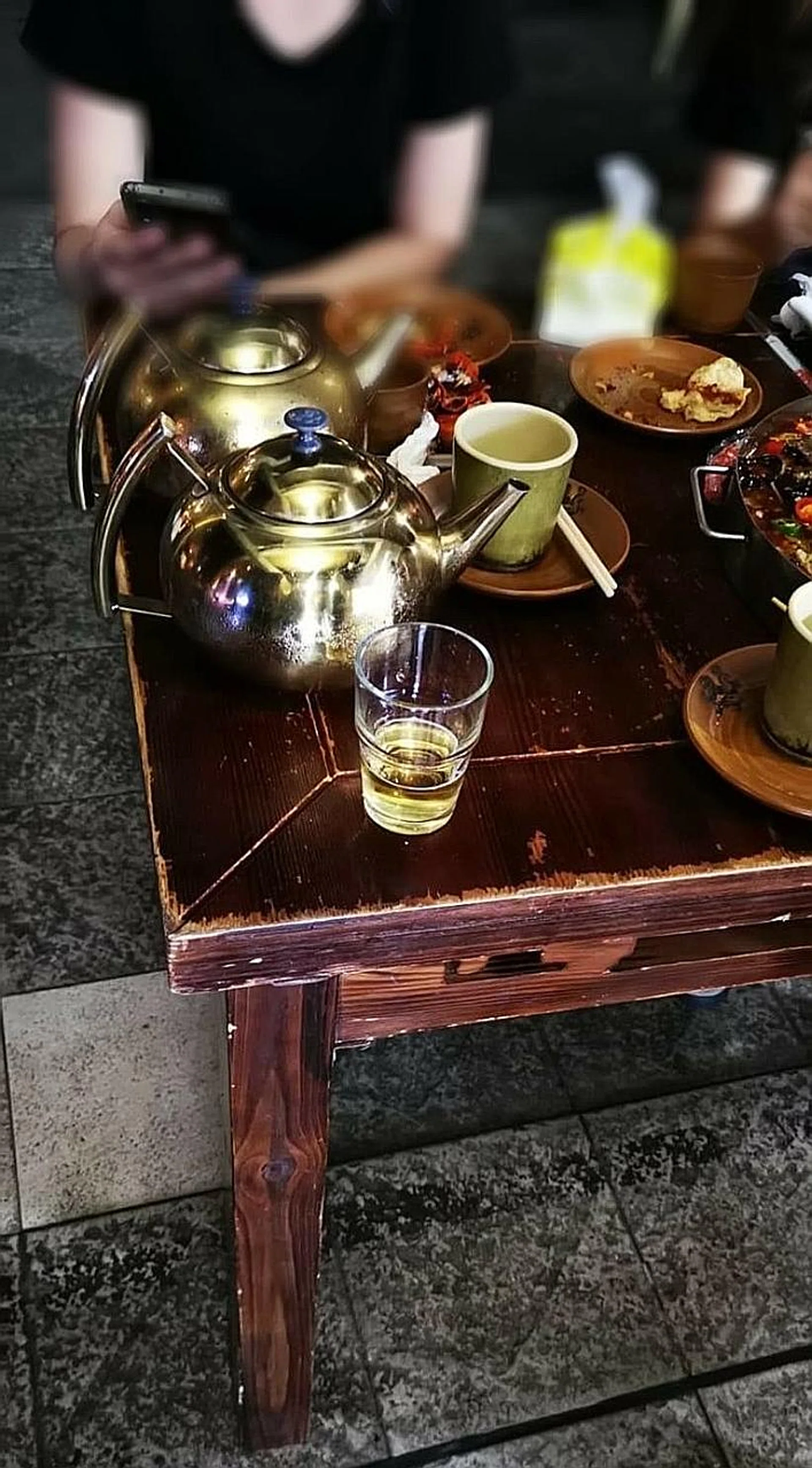 During one of the checks, some patrons were found consuming beer from metal teapots after 11pm. 