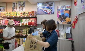 Twice a week, eligible families get to shop for free at this minimart