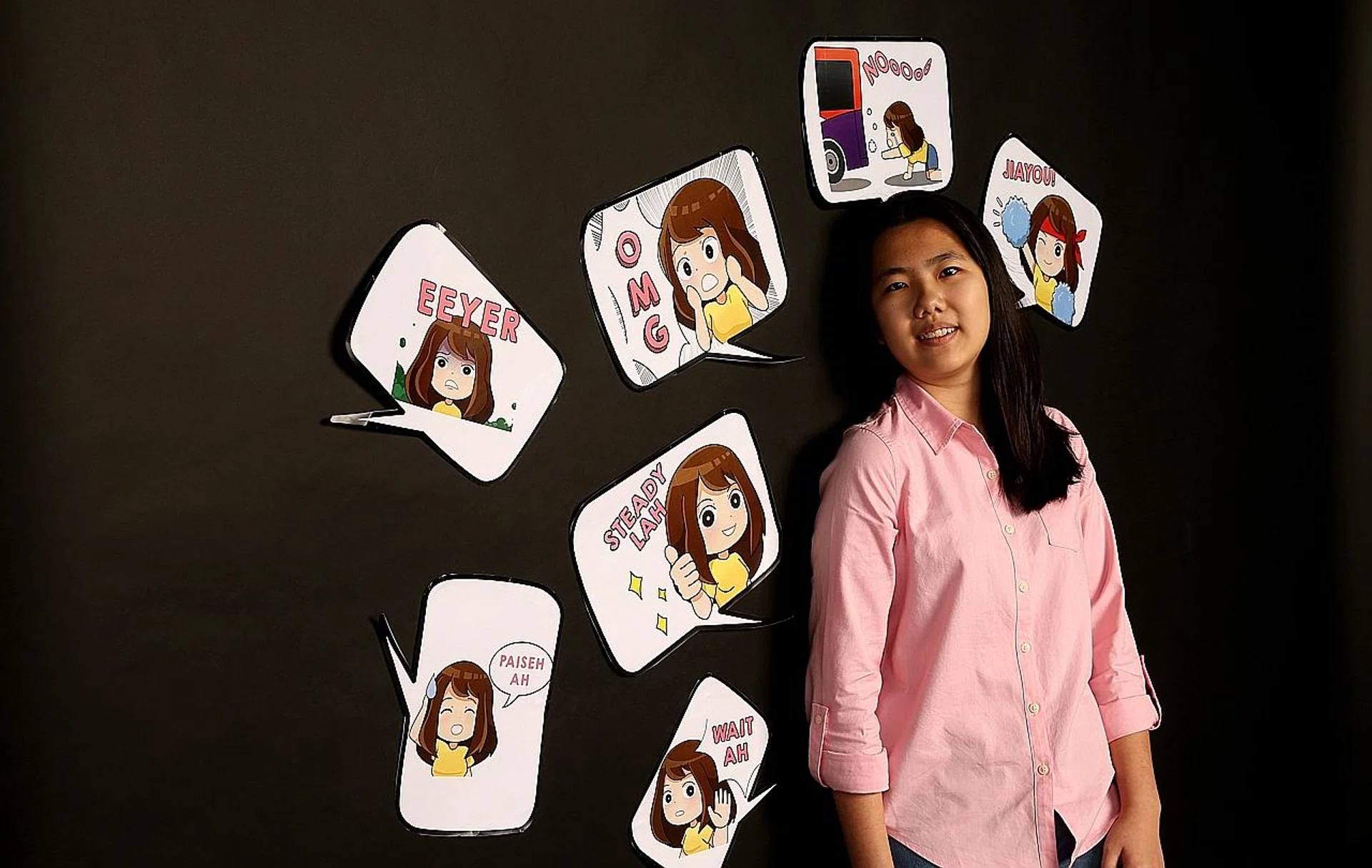 Miss Brenda Ng started attending art lessons when she was five. 