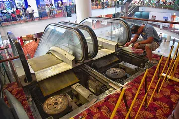 Escalators catch fire at Chinatown Point