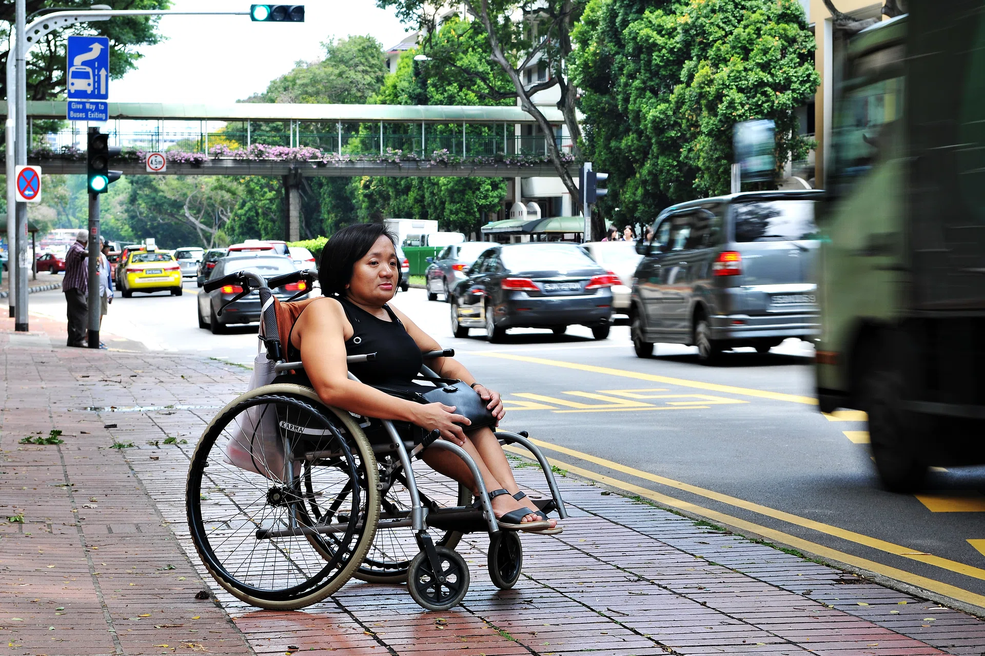 ATTEMPT: About 15 years ago, Miss Serene Ho tried to kill herself by throwing herself into traffic. 