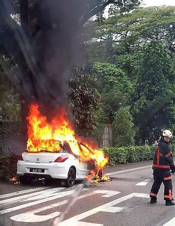 Two car fires in 24 hours
