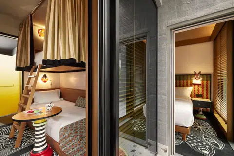 Nearly half of the 115 rooms at Mama Shelter Singapore will feature private terraces. There will also be connecting rooms with separate private terraces.